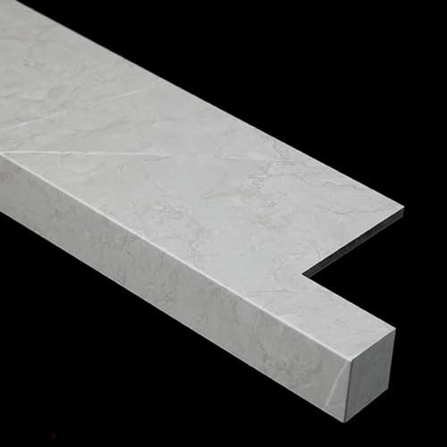 Fensterbank Acryl Fensterbankabdeckung, Benutzerdefinierte Größe Windows Sill Nosing / Trim Für Innen Haus, Wasser-Öl-Beweis Fliese Oberfläche Fensterbrett / Schweller Abdeckung Grau ( Color : W 35CM/