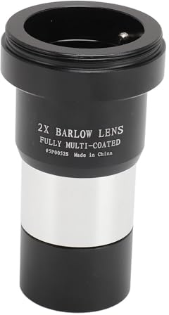 Barlow-Linse, 2 X 1,25 Zoll, Vollständig Mehrfach Beschichtetes Metall-Teleskop-Okular, Zubehör 5P0052S