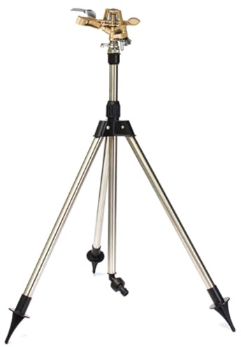 Arroseur à trois pieds, arroseur sur trépied – Système d'irrigation de jardin, support stable pour jardin, cour, pelouse, pour la maison