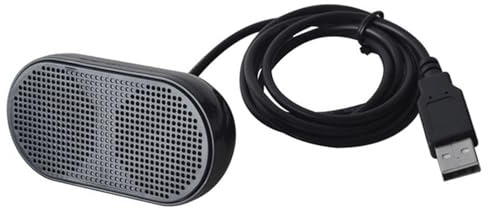 Enceinte USB – Haut-parleurs PC pour ordinateur de bureau, haut-parleurs multimédia pour ordinateur portable, alimentation USB en polypropylène pratique, petit haut-parleur pour PC avec son 3D