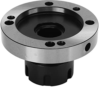 Sede portapinza ER25, dispositivo di serraggio in acciaio al carbonio da 80 mm di diametro per tornio e fresatrice CNC, portautensili ad alta precisione (0,005 mm) per incisione e