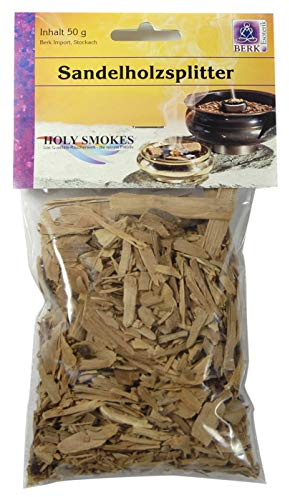 Berk Räucherwerk - Sandelholzsplitter, 50 g (1 Stück)