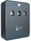 Q-Connect 33714 Cendrier Mural Extérieur L24 x p9 x h30 cm 3 L Noir