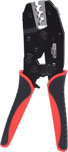 KS Tools 115.1435 Crimpzange für Steckhülsen Ø 0,5-6mm² | Pince à sertir pour cosses clip non isolées 0,5-6 mm², chrome vanadium