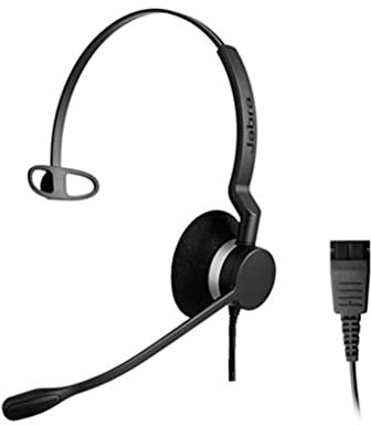 Jabra Biz 2300 Cuffie con Cavo Mono Ottimizzate per Unified Communications