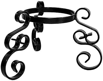 Garden Pride Decorative Plant Pot Holder/Plant Pot Stand - Plant Pot Ring/Scrolled Plant Pot Legs - For Plant Pot, Flower Pot and all Terrracotta Pots (10 Diameter Ring)