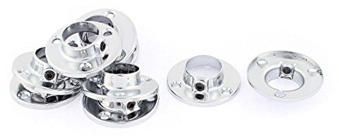 Aexit 10 Stücke Kleiderschrank Kleidung Hängende Schiene Stange Sockel End Support Bracket Ringe 25mm (2e1b27a8f16622ea3b3ced89f9039f1d)