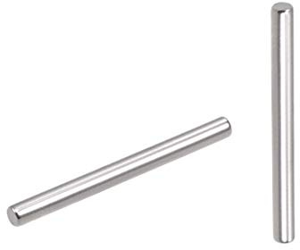 sourcing map 100stk. Passstift 304 Edelstahl Regalheringe Stützregale Silber Ton 2mm x 22mm