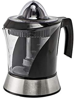 Brandani 52209 Spremiagrumi Elettrico Techno Inox Con Manico e 2 Coni ABS