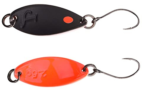Spro Trout Master Incy Spoon Black/Orange 1,5g Forellenköder