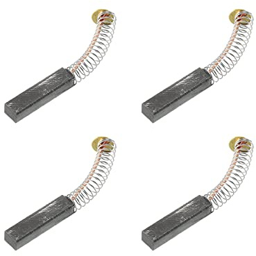 PATIKIL Escobillas de Carbón para Motor, 20x5x4mm 4pcs | Cepillos de Carbón para Herramienta Eléctrica, Reemplazo de Reparación de Angular Amoladora Mesa Sierra Taladro de Mano