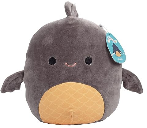 Squishmallows Original 10-Inch Khalil The Koi Fish Plush – Official Jazwares Soft & Cuddly Stuffed Animal – Aquatic Ocean & Pond Sea Creature Collectible Toy – Gift for Kids, Boys & Girls