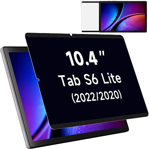 Magnétique Protecteur D'Écran pour Samsung Galaxy Tab S6 Lite 10.4 Pouces, Amovible Filtre Confidentialité Galaxy Tab S6 Lite 10.4 Pouces, Anti-Spy/Anti Espion Film de Protection pour Tab S6 Lite