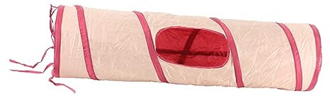 FRCOLOR Laufstall Zelt Katzentunnel Haustierzelt für Katzen Bett Tunnel Spielzeug Hundezelt Spielzeug Aus Polyester