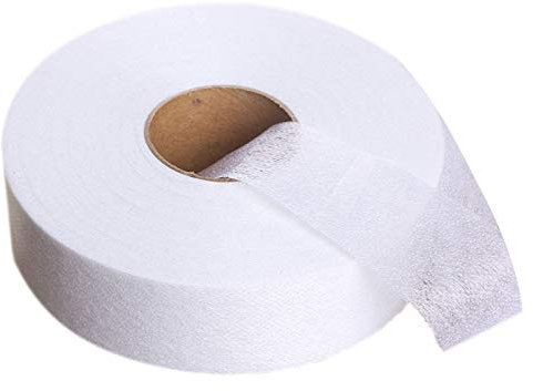 WyldSenc Saumband, Klebeband zum Aufbügeln, für Saum, 3 cm x 70 m, zum Kleben von Kleidung, Jeans, Hosen, Halsketten - Multifunktional, Hohe Klebkraft(White)