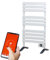 ECODE® Scaldasalviette Elettrico Bagno WiFi e Display LED, Termoarredo Soggiorno Programmabile con Termosifone Moderno e Termostato, Ideale Come Porta Asciugamani e Radiatore da Parete o Pavimento
