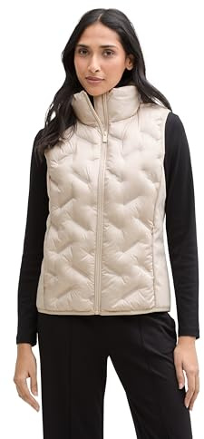 TOM TAILOR Damen Puffer-Weste mit wasserabweisenden Funktion