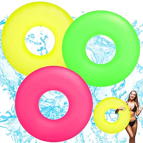 1Stück Aufblasbarer Schwimmreifen Erwachsener Ø 36(91cm) Schwimmring Groß Poolring Aufblasbarer Schwimmring Sommer Wasser Schwimmen, Pool Floats Spielzeug Schwimm für Schwimmbadparty Sommerpool Party