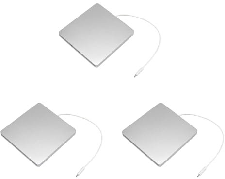 Kioball 3X USB - C DVD Lecteur CD Graveur Externe Type -C DVD/CD Brûleur Portable Prise en Charge du Lecteur de DVD 8/7 / Vista/OSX