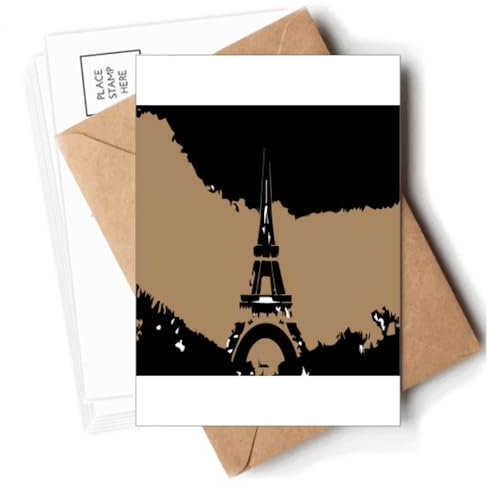 Eiffelturm Paris Frankreich Postkarten Umschläge Blanko Notizkarten Mailing