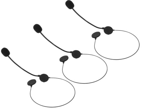 JOINPAYA 3st Cosplay Fake Microphone Headset Roliga Tillbehör För Kostymfester Halloween Och Scenshower Och Bekväma Att Bära För Sångare Och Stjärnor