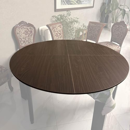 Mesa Redonda Plegable Tablero Redondo De Madera De Recambio, Mesa Círculo Grande Plegable Para Comedor/Café/Mesas Auxiliares, Portátil Moderno Mesas De Banquete Redondas Sin Patas Fácil De Transportar