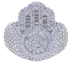 Ring Ringe Damen Bijouterie Herren Hip Hop Männer Finger Schmuck Glück Türkische Hand Geformt Iced Out Bling Ringe