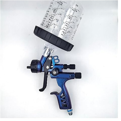 Pistola per verniciare, Pistola a spruzzo pneumatica Pistole for verniciatura con ugello da 1,3 mm Strumento di spruzzatura automobilistico Pistola a spruzzo ad aria a base d'acqua(1.3kit blue B)