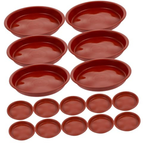Hemobllo 20 Piezas Base De Maceta Bandeja para Plantas De Interior Platillos para Macetas Platillos para Plantas Uso Jardinería