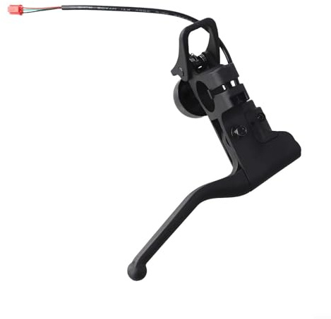 Opatiny Poignée de frein pour scooter électrique avec sonnette pour Xiaomi 4, Lite, 2ème génération - Noir, 148 x 110 mm, longueur de ligne 195 mm