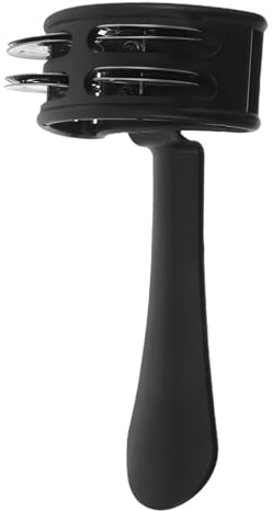 LRXIYODE Glöckchen-tamburin für Handtrommel mit Kleinem Plastiktamburin Handschwingtamburin als Musikinstrument für Erwachsene Mini-handglocken-schlaginstrument für Musikalische Anwendung