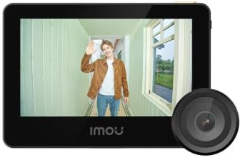 IM-VD1 Video-Türspion Wi-Fi 5MP mit Innenbildschirm 4,3″ für Tür
