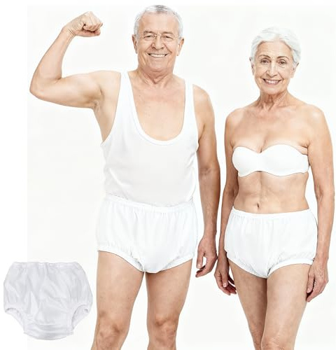 Kleinert's Unisex Waterproof Pull-On Adult Diaper Cover - Leakproof Washable Incontinence Pants for Sensitive Skin - Comfortable Fit Wear with Diaper, Guard or Pad (Large)