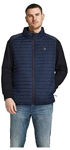JACK & JONES JJEMULTI BODYWARMER COLLAR NOOS, Giacca, Uomo, Blazer Blu Marine, XL