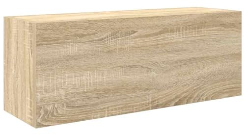 vidaXL Mobile da Bagno Rovere Sonoma 80x25x30 cm in Legno Multistrato, Armadio a Muro da Bagno, Armadio da Bagno a Muro, Armadio da Bagno a Parete
