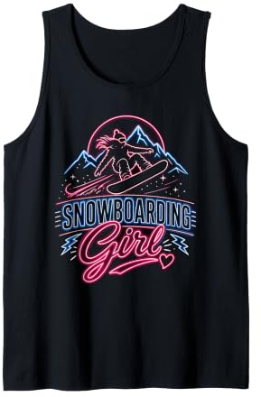 Snowboarder Snowboarding Girl Girls Children Snowboard Tank Top