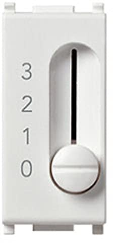 Vimar Commutatore a Slitta 1P 6(2)A, Bianco