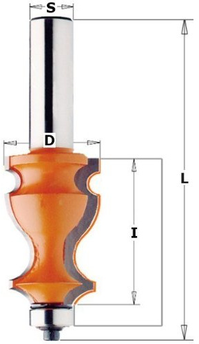 CMT Orange Tools 955,902,11-Fraise pour moulure à rodam. hm s 12 d 41 x 27