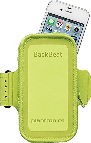 Plantronics Fit Reversible Armband High Vis Reflector Front Running Gym Workout Mobile Phone and Plantronics BackBeat Bluetooth Headphones Holder Water Resistant Fits iPhone 6, Galaxy S5 and Much More
