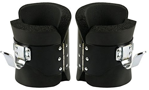 Tonyko Gravity Boots mit Sicherheitsverschluss für Stressabbau und Fitness (Schwarz)