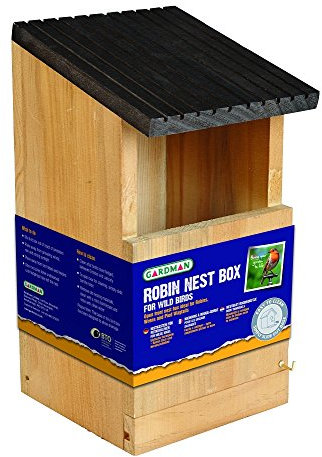 Gardman A02031 FSC Robin Nest Box - Brown