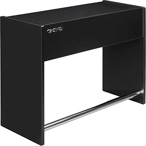Zomo Deck Stand Ibiza 120 - DJ Tisch 123 x 50,6 x 96 cm - Schwarz - MDF Holz - 39,2 kg - für 2 Decks und einen Mixer bis 12 Zoll