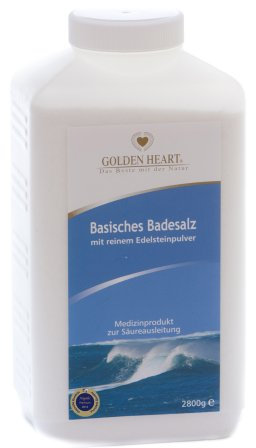 Basisches Badesalz mit reinem Edelsteinpulver, 2800 g