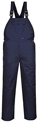 Portwest C875NARXXXL Salopette Burnley con bretelle, Blu Navy, 3 XL