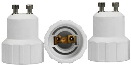 Fineled GU10 auf E14 LED-Glühbirnensockel-Adapter, Konverter, Lampenfassungen