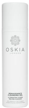 OSKIA Renaissance Cleansing Gel – Gel-to-Oil Face Cleanser with Vitamin A, E & C for Radiant Skin - 200ml