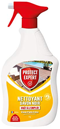 PROTECT EXPERT PROSAVPAL1 Savon Noir | Prêt-A-L ‘emploi 1 L | Protecteur de Surface | Huile d'olive