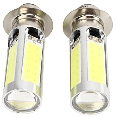 Fydun LED Headlight Bulbs - 2x 6000K BA20D White H6M COB Led Bulb For Motorcycle Headlights High/Low Beam Light Motor Bike/ATV Headlight Fog Light Bulb PX15d P15D25-1
