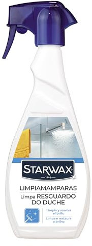 STARWAX - Limpiador Antical para Cabinas de Ducha - Producto de limpieza multisuperficies - Limpia, elimina la cal y abrillanta - Uso diario - Spray 500 ml