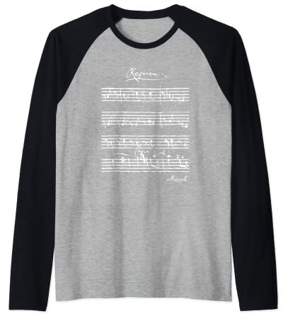 Mozart Requiem, Mozart Original-Notenblatt, Klassische Musik Raglan